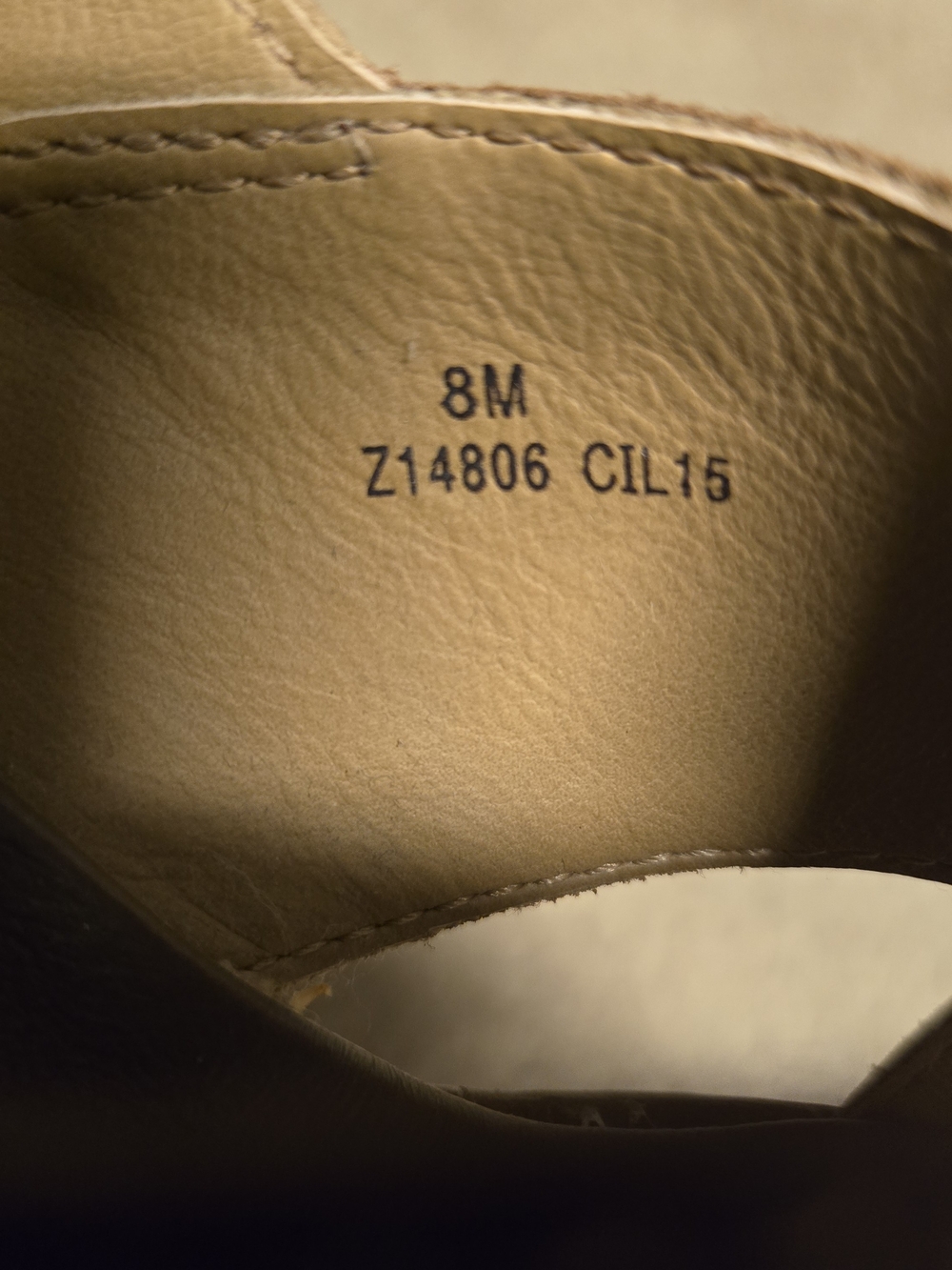 b.o.c. Tan Crisscross Wedge Slingback Sandals - Picture 5 of 5